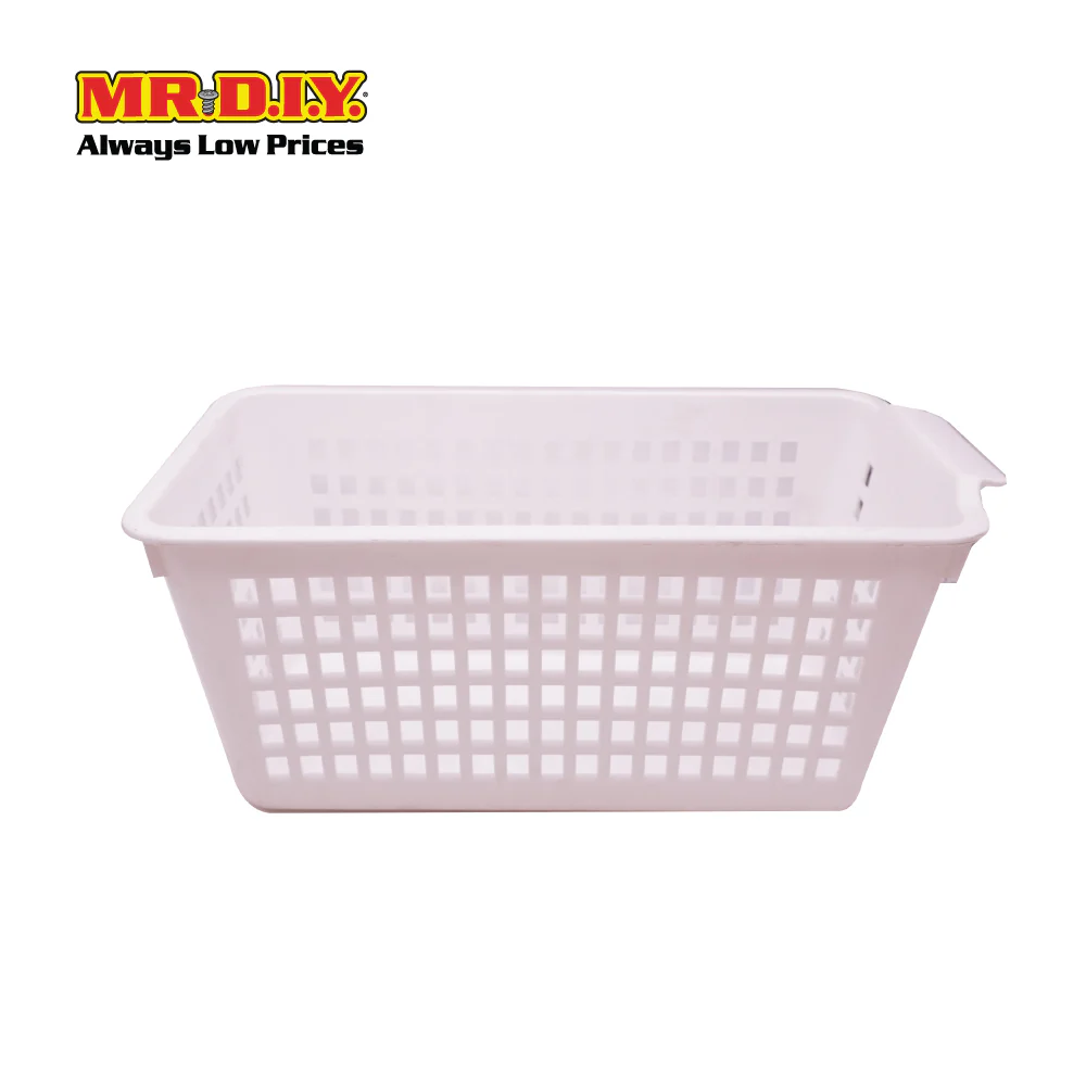 (MR.DIY) Multi-Purpose Plastic Storage Durable Stackable Basket Tray A4 (13.5 x 28cm) - Image 2