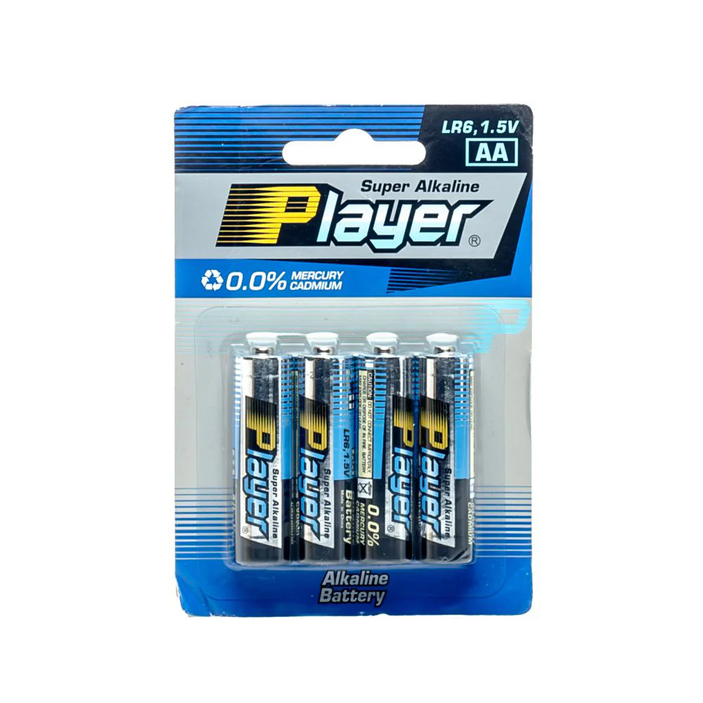 PLAYER Super Alkaline AA LR6 1.5V 4Pcs - Image 2