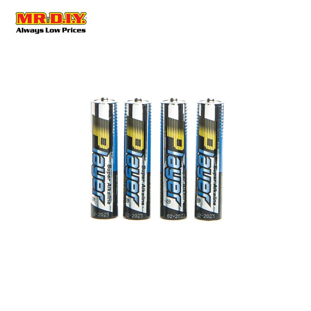 PLAYER Super Alkaline AAA Battery (4pcs) - Image 2