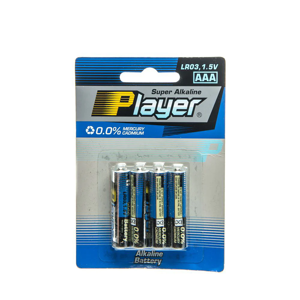 PLAYER Super Alkaline AAA Battery (4pcs) - Image 4