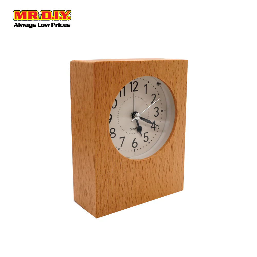 (MR.DIY) Portable Classic Wooden Alarm Clock - Image 2