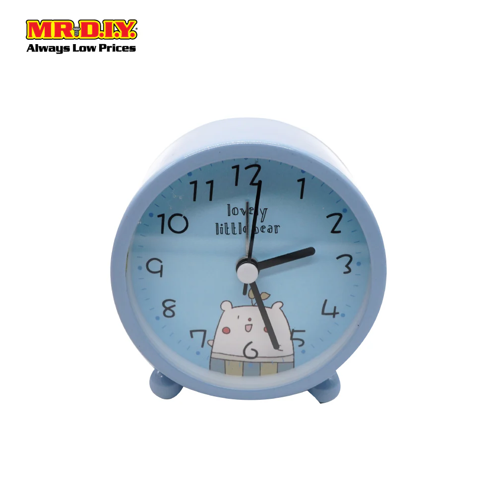 (MR.DIY) Portable Cute Little Bear Design Alarm Clock - Image 5