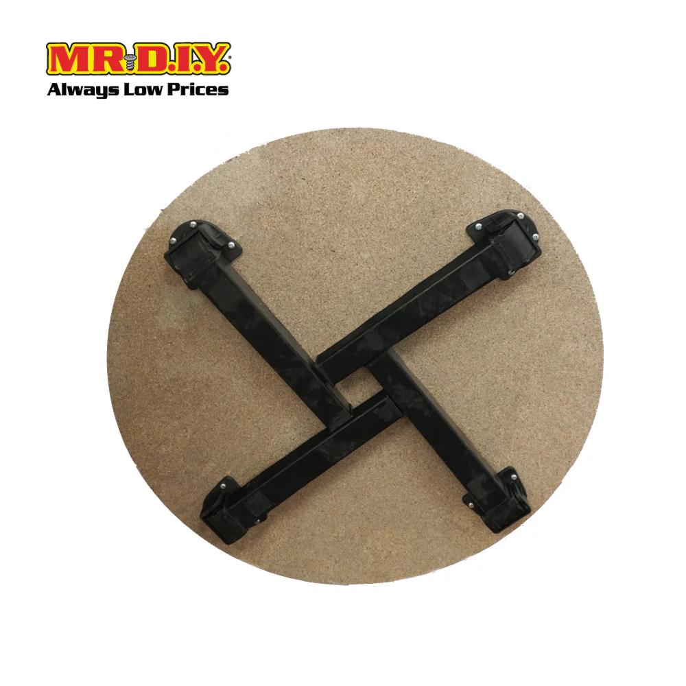 Portable Round Folding Table (60x28.5cm) - Image 3