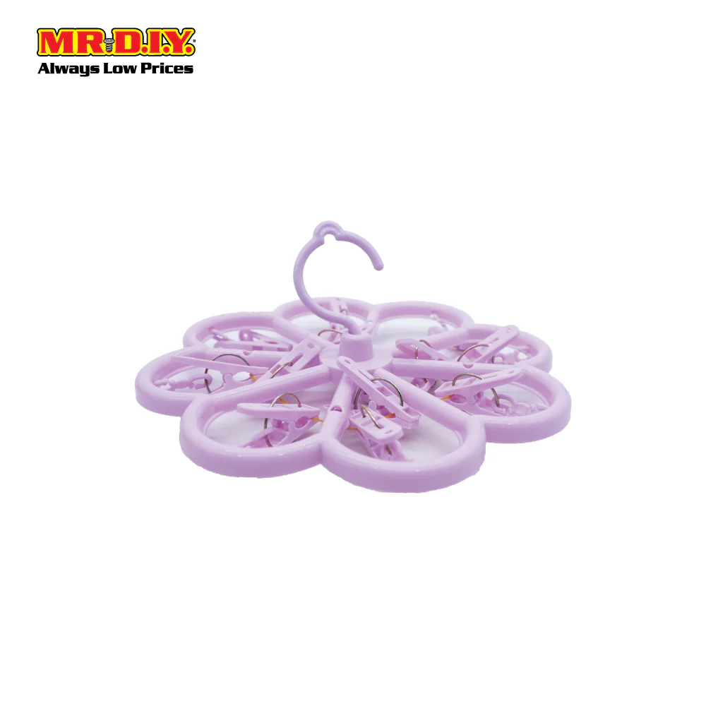 (MR.DIY) Xusheng PP Plastic Laundry Peg Hanger (10 Pegs) - Image 3