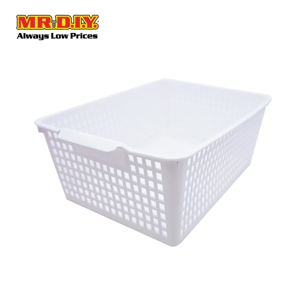 (MR.DIY) Durable Plastic Storage Multi-Purpose Basket Organizer (30.5 x 26cm) - Image 3