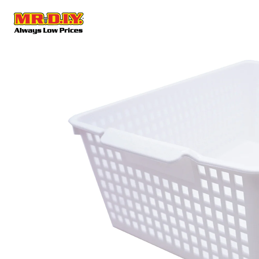 (MR.DIY) Durable Plastic Storage Multi-Purpose Basket Organizer (30.5 x 26cm) - Image 4