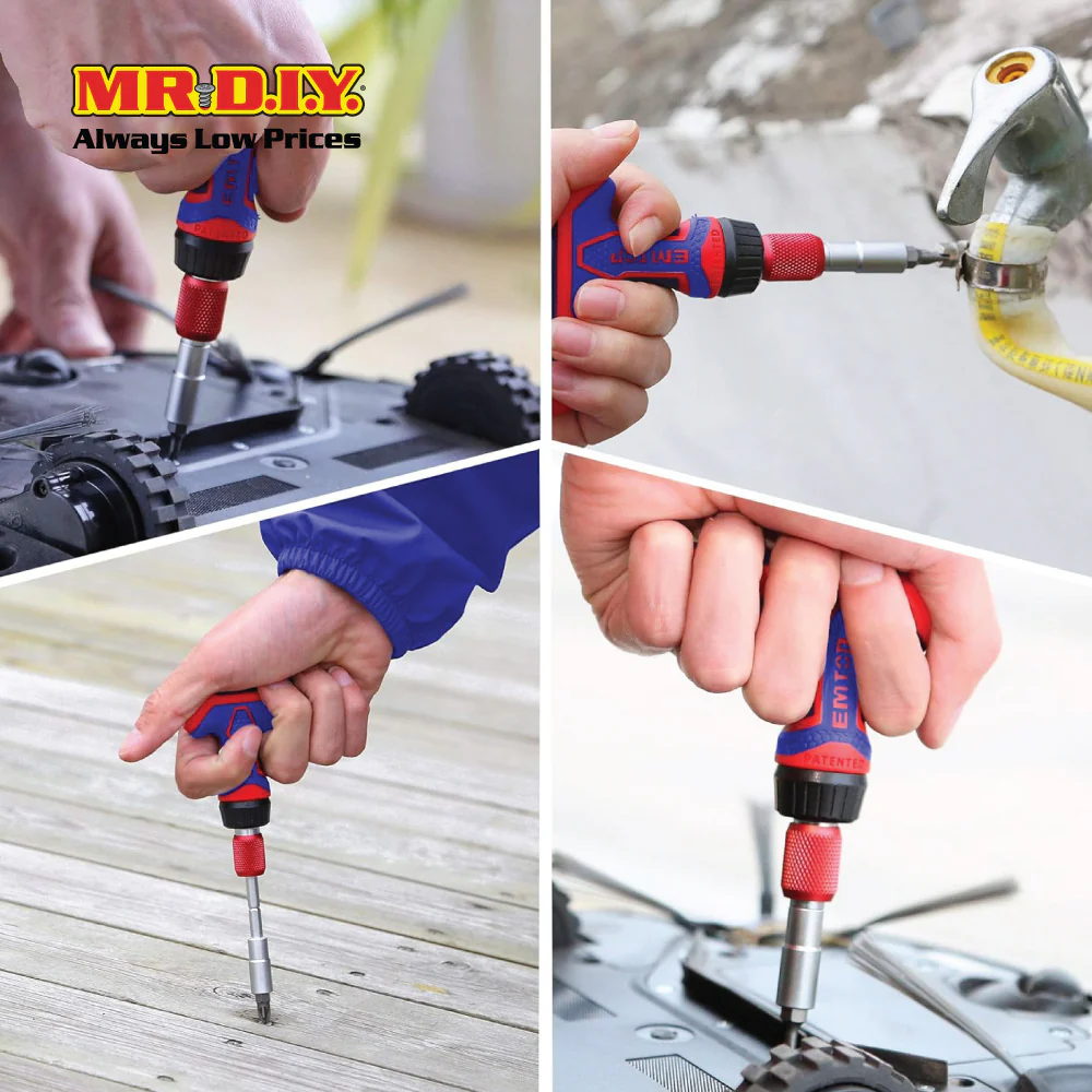 EMTOP 31-Piece T-Handle Wrench Screwdriver Set - EBST03102 (31pcs) - Image 4