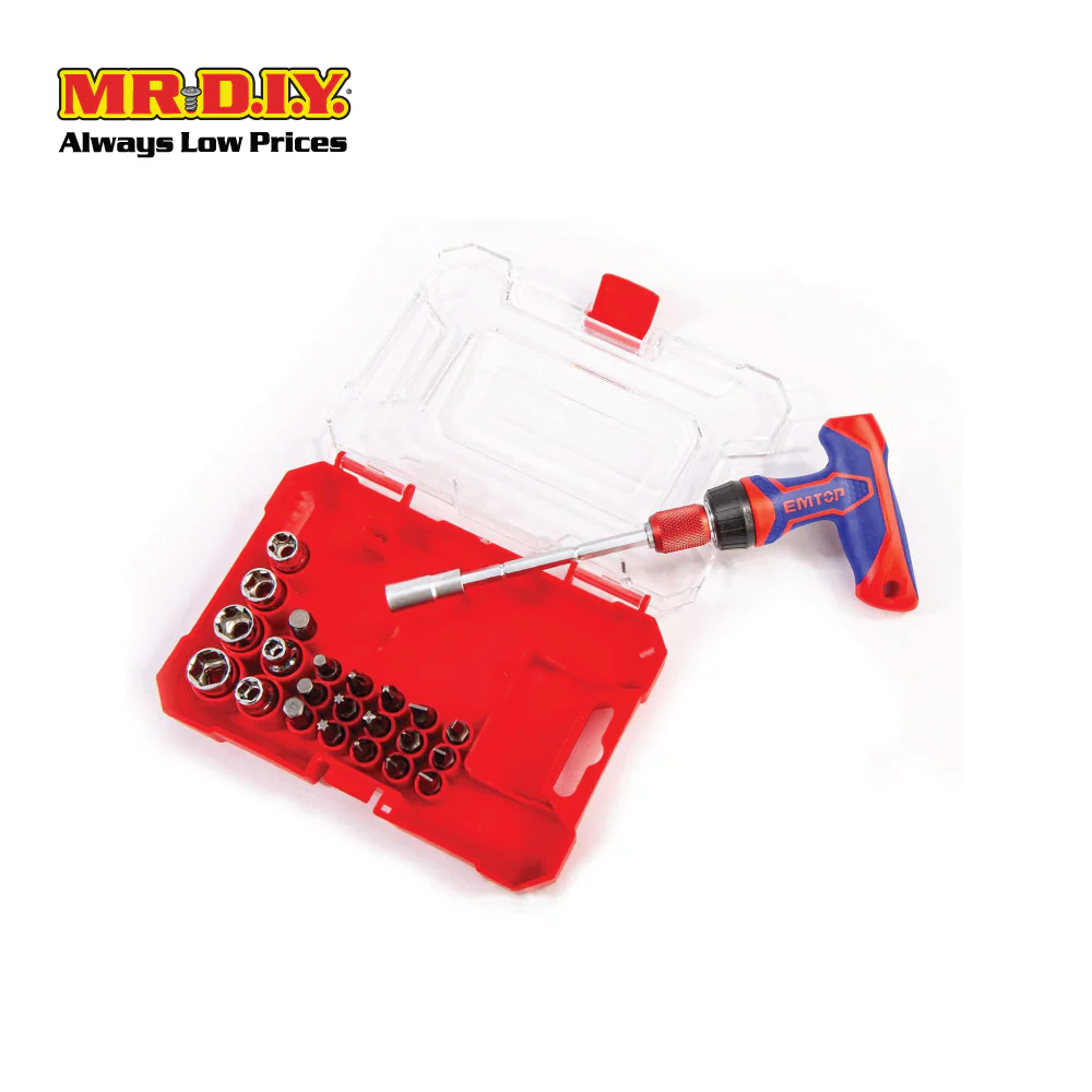 EMTOP 31-Piece T-Handle Wrench Screwdriver Set - EBST03102 (31pcs) - Image 6