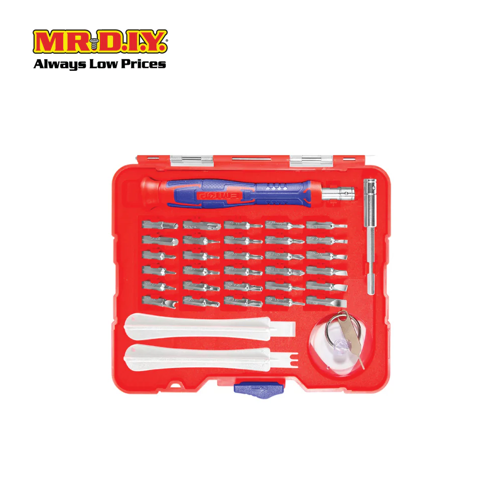 EMTOP 37-Piece Precision Screwdriver Set - EBST03702 (37pcs) - Image 4