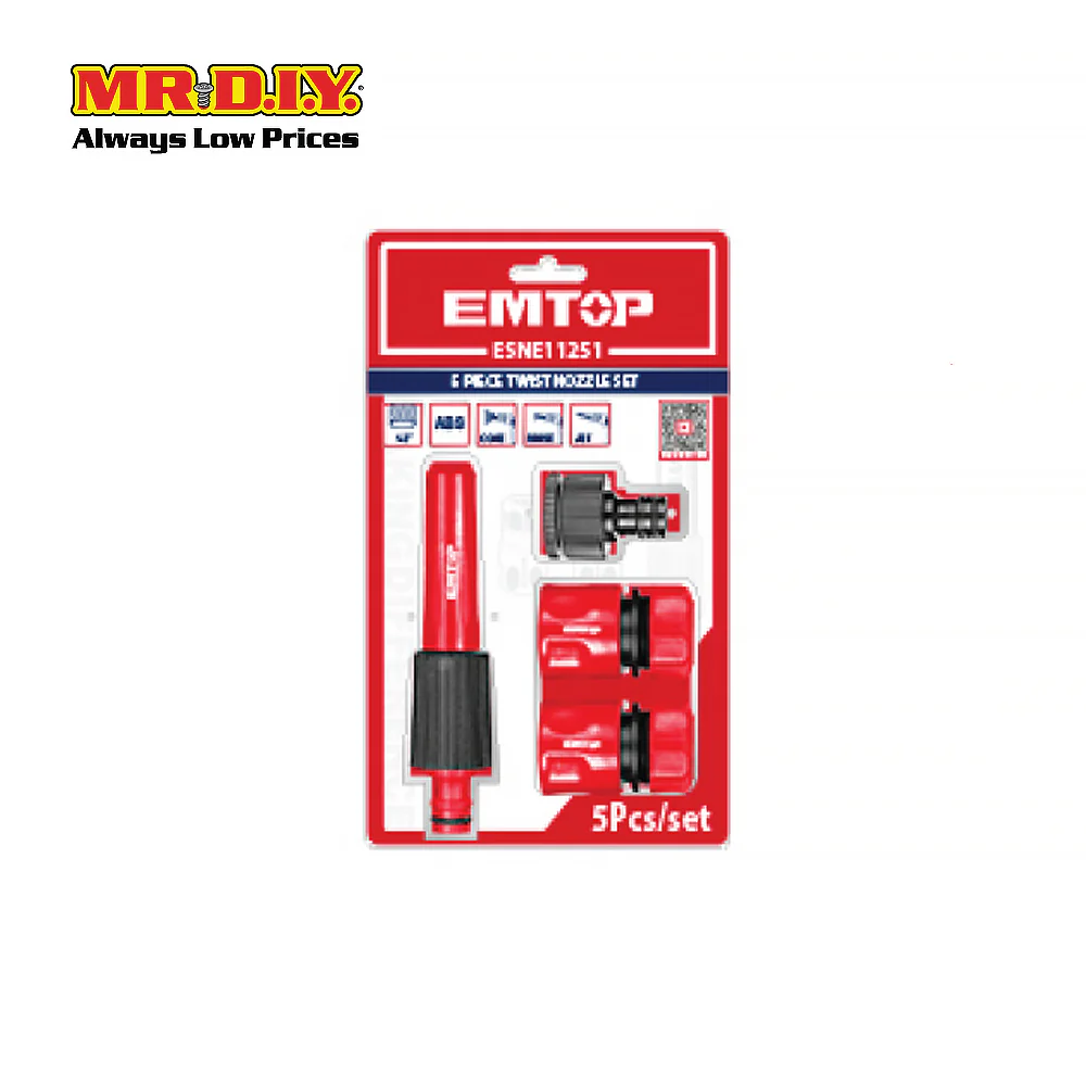 EMTOP 5-Piece Twist Nozzle Set - ESNE11251 - Image 3