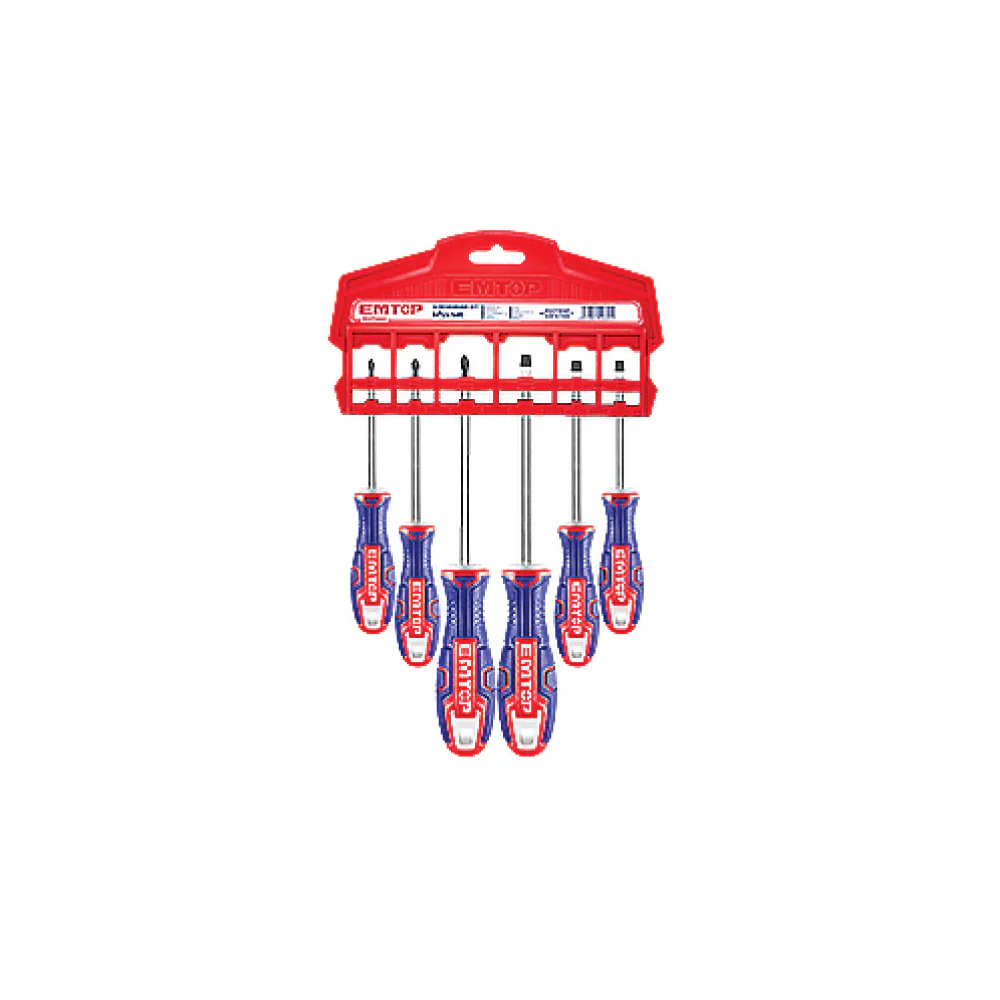 EMTOP 6-Piece Screwdriver Set - ESST0602 (6pcs) - Image 2