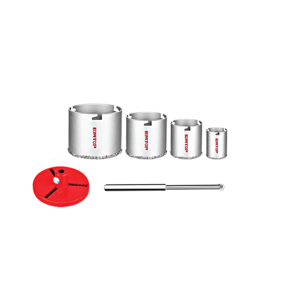 EMTOP Carbide Gritted Hole Saw Set EHSW2062 - Image 2
