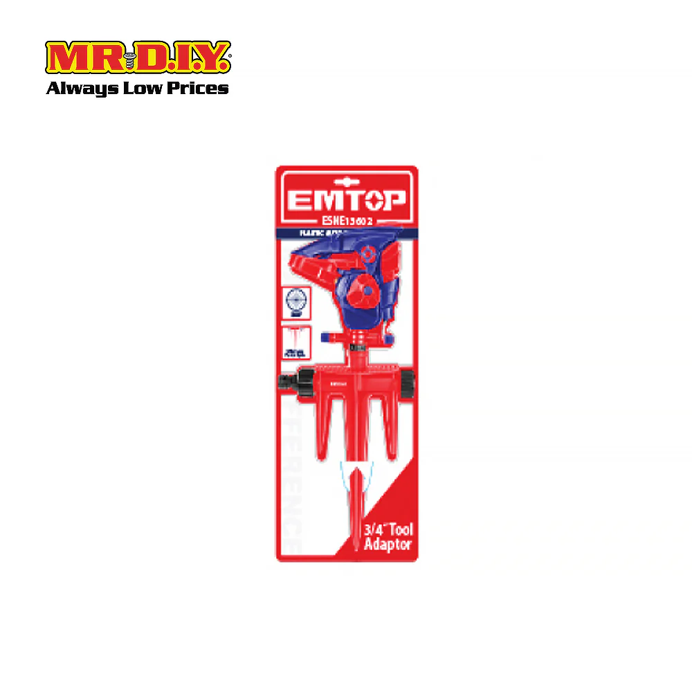 EMTOP Plastic Auto Gear Sprinkler 3/4 Tool Adapter - ESNE13602 - Image 4