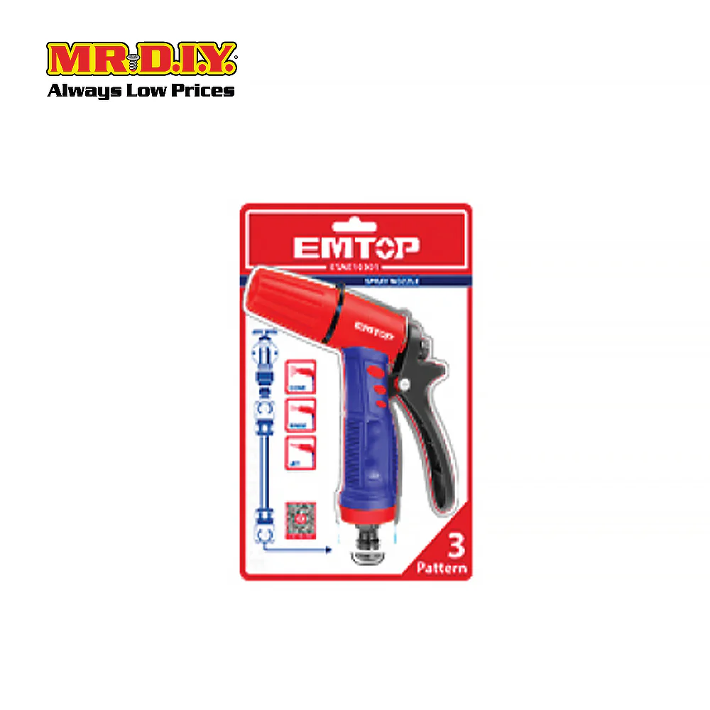 EMTOP Plastic Trigger Nozzle 3-Way - ESNE10301 - Image 2