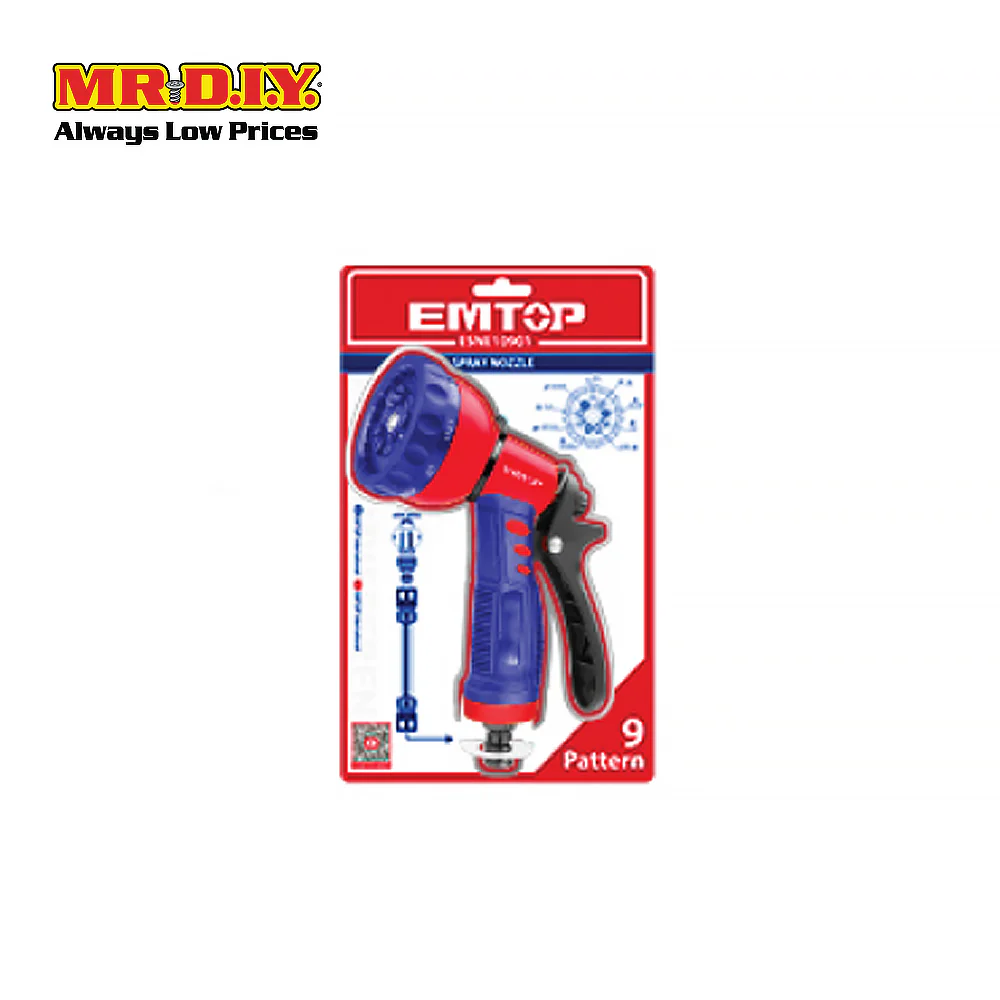 EMTOP Plastic Trigger Nozzle 9-Way - ESNE10901 - Image 2
