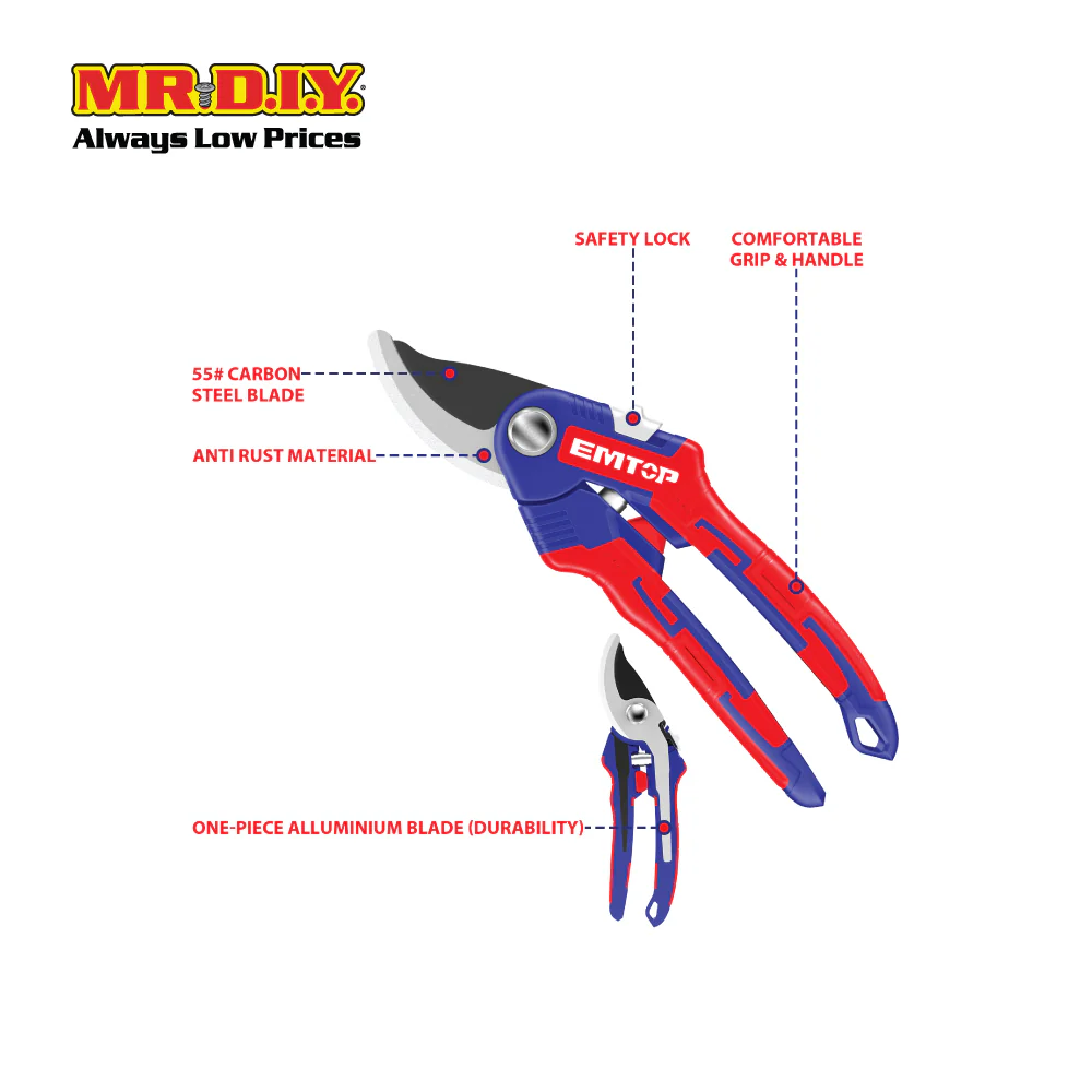 EMTOP Pruning Shears (16mm) - EPSA038501 - Image 6