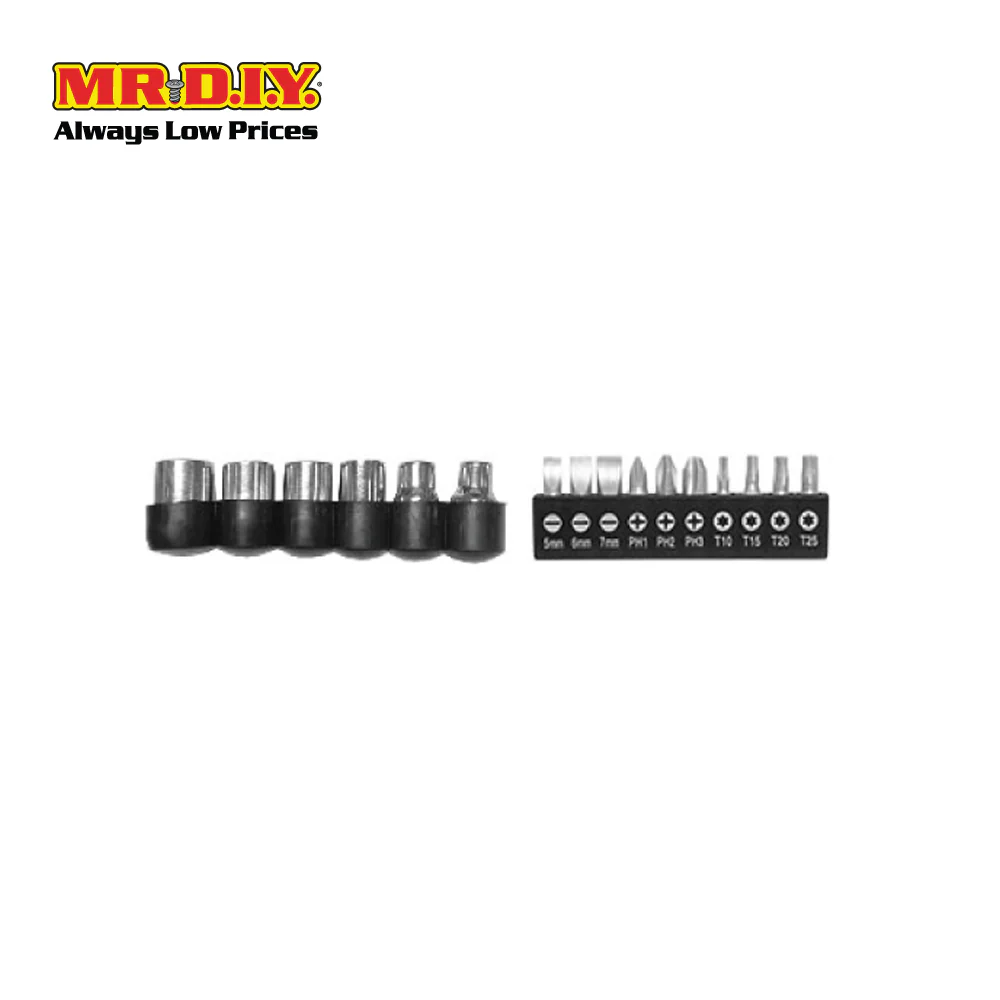 EMTOP Shaft Screwdriver Set ESSTFL1802 (18pcs) - Image 2