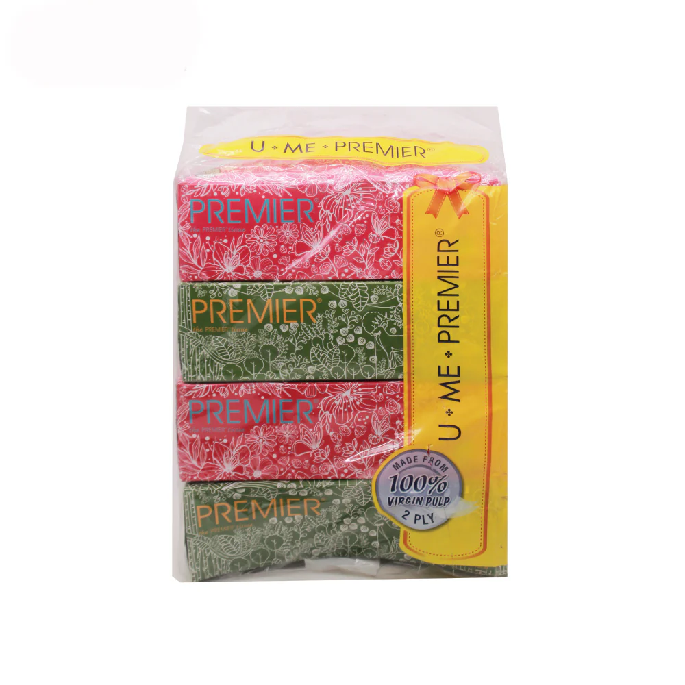 PREMIER Facial Tissue 2 Ply (4 Boxes X 80's) - Image 3