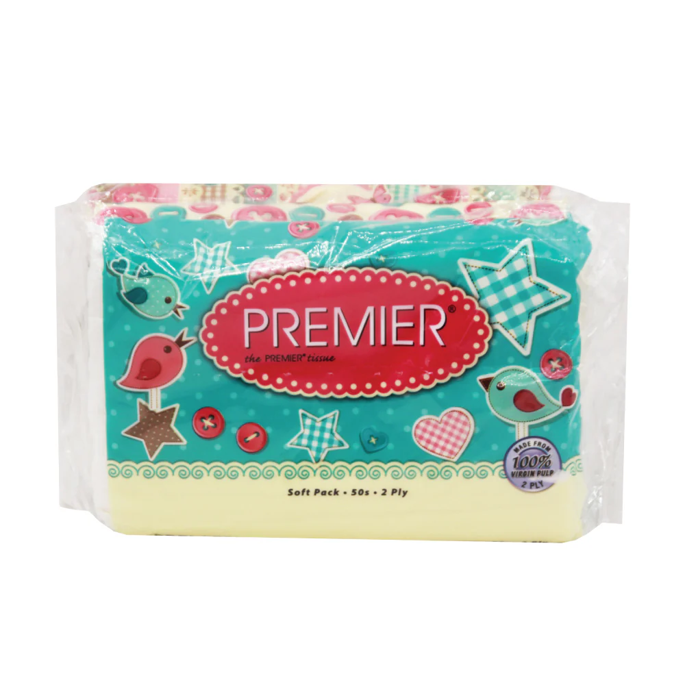 PREMIER Soft Pack Tissue 2Ply (3 X 50's) - Image 3