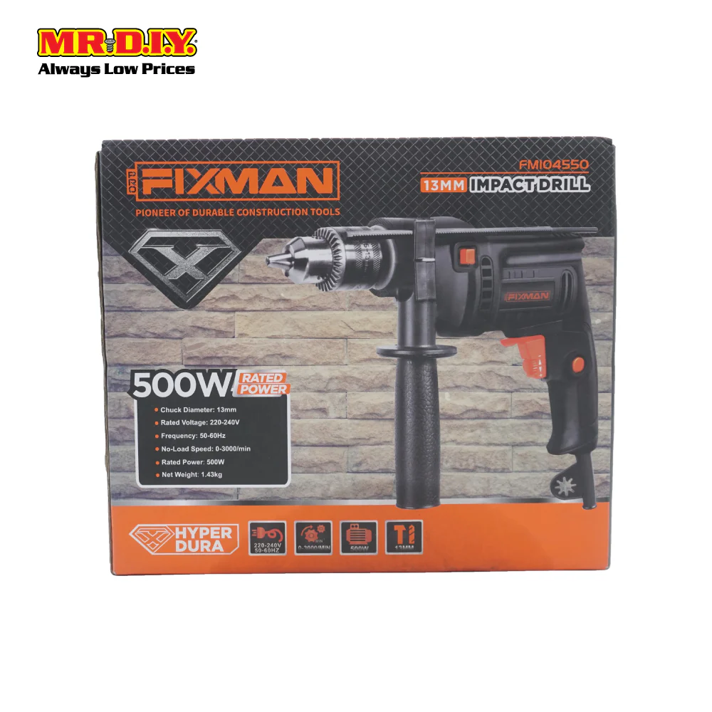 PRO FIXMAN Impact Drill (550W) - Image 2