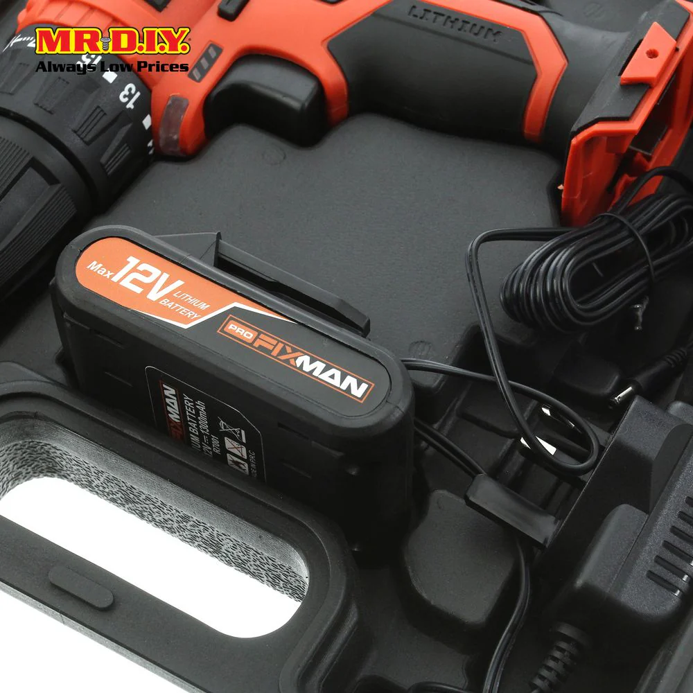 [BEST SELLER] PRO FIXMAN Power Drill Set (12v) - Image 6