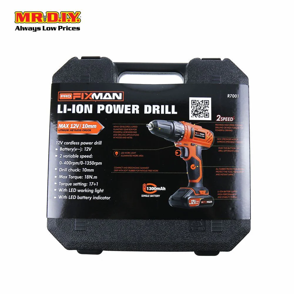 [BEST SELLER] PRO FIXMAN Power Drill Set (12v) - Image 7