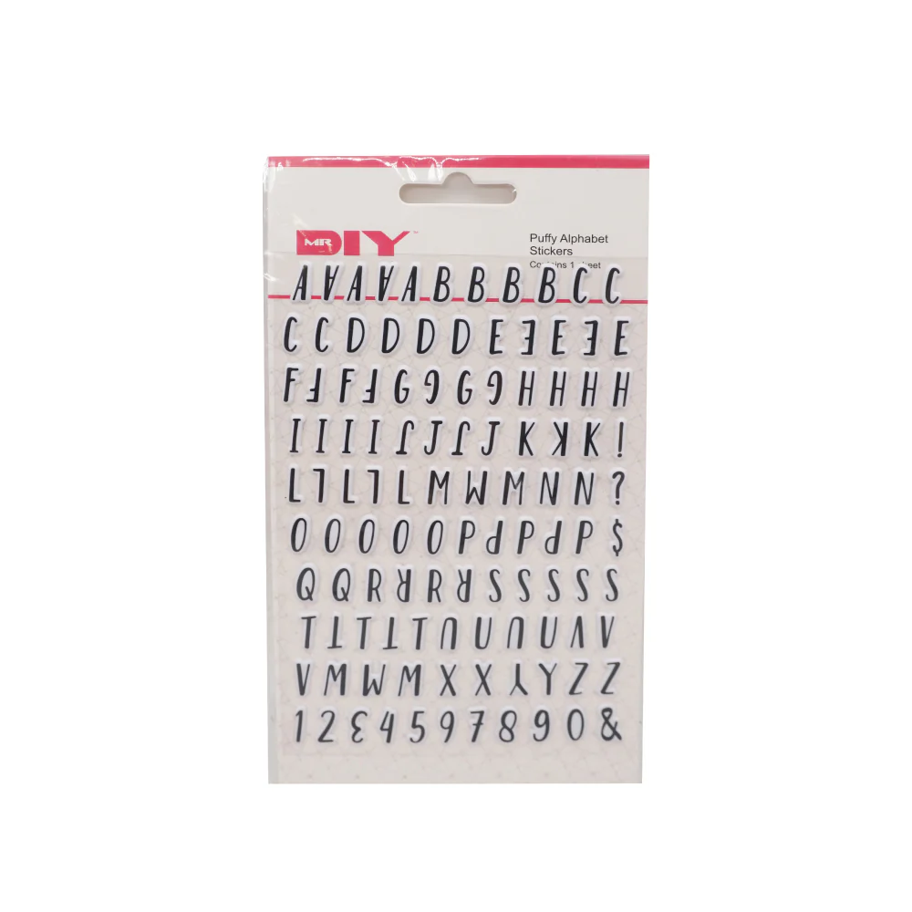 Puffy Alphabet Stickers - Image 3