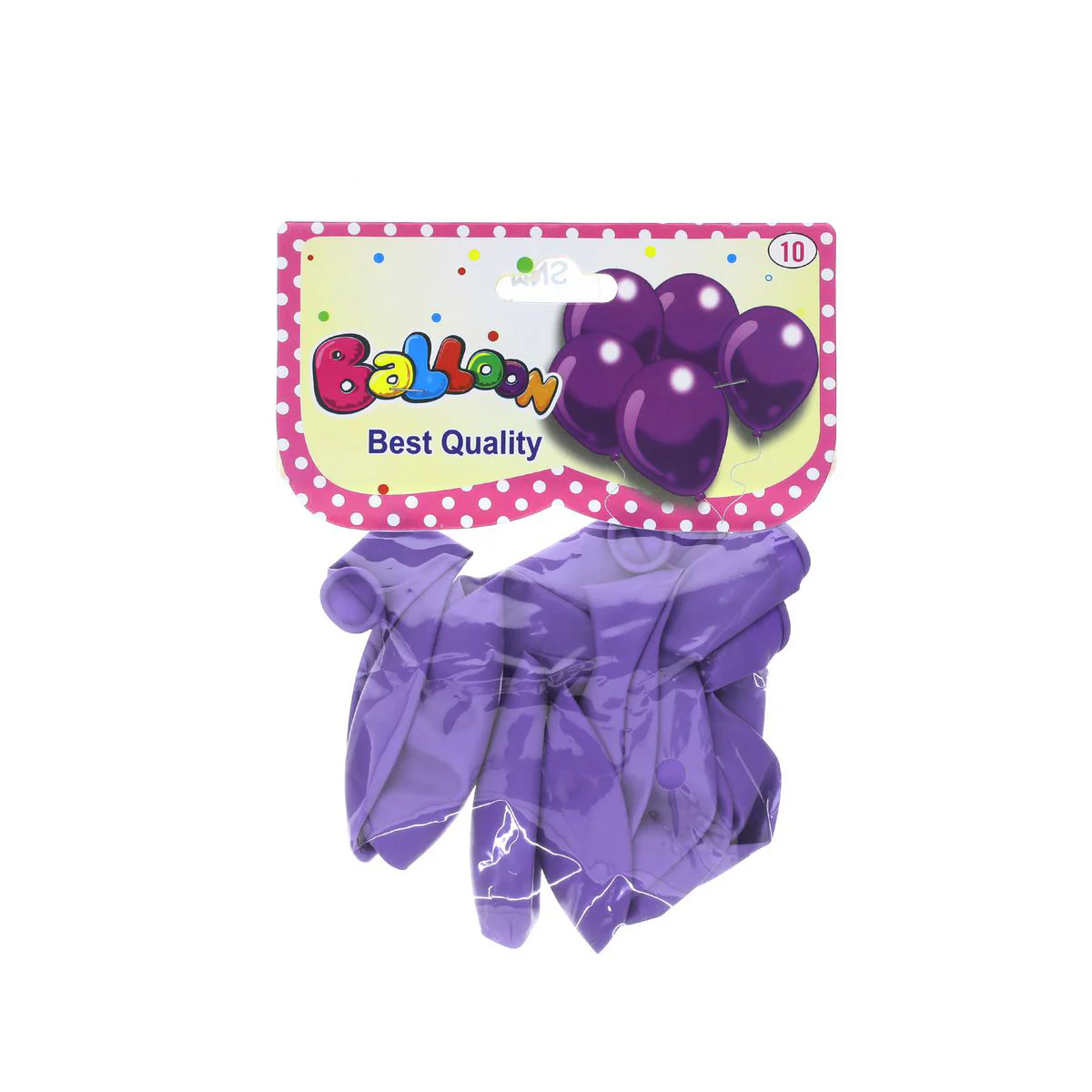 (MR.DIY) Matte Deep Purple Celebration Decor Balloons (10pcs) - Image 2