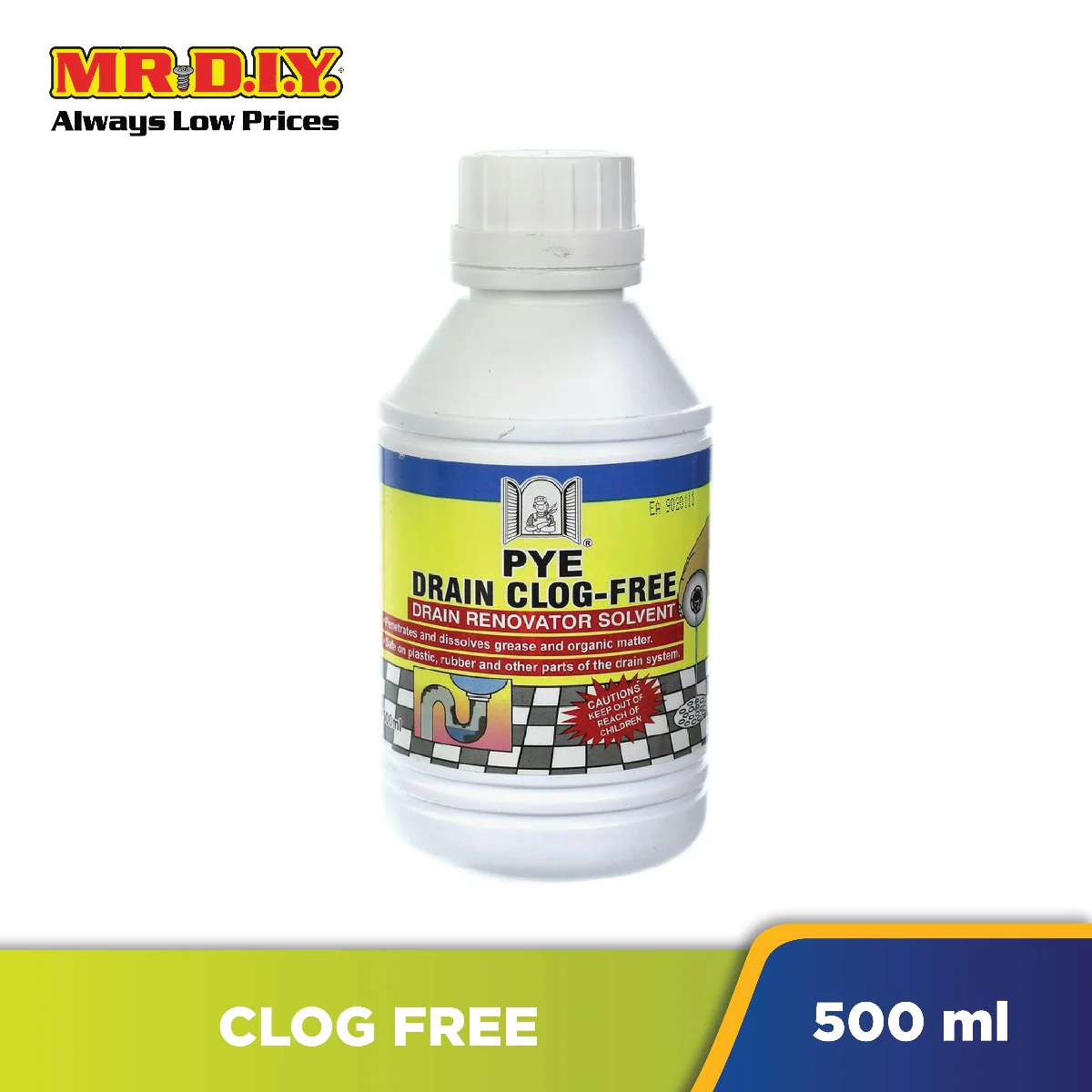 PYE Drain Clog-Free Renovator Solvent (500ml) - Image 4