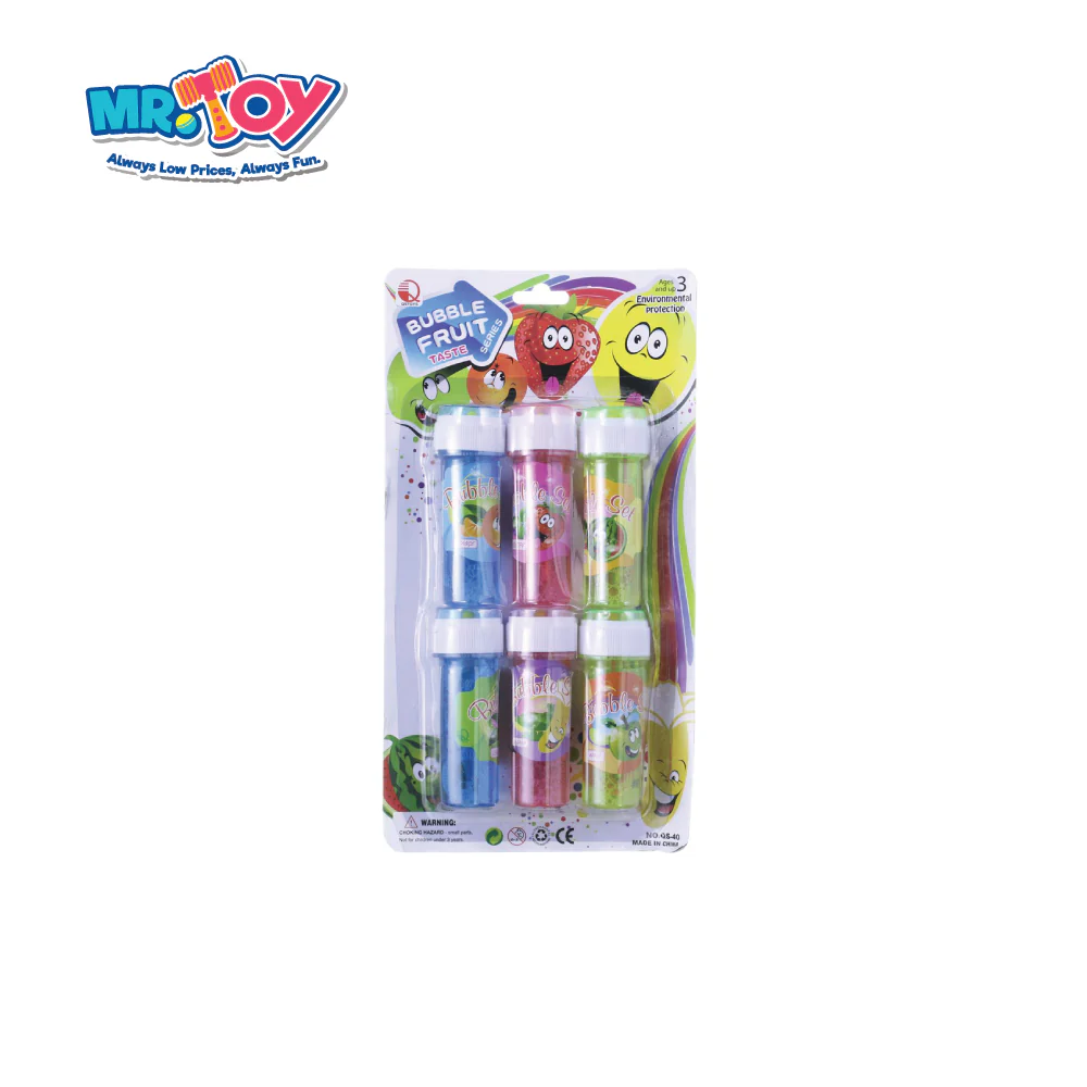 QSTOYS Fruit Taste Bubble Maker Toy (6pcs) - Image 4