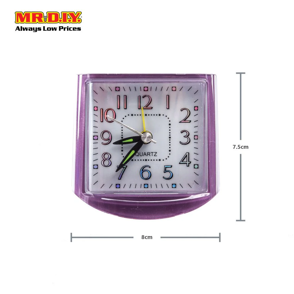 (MR.DIY) Quartz SMALL ALARM CLOCK WITH LIGHT - Image 5