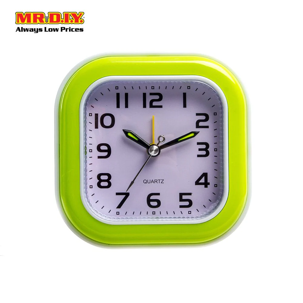 (MR.DIY) Quartz Square Alarm Clock (10x10cm) - Image 10