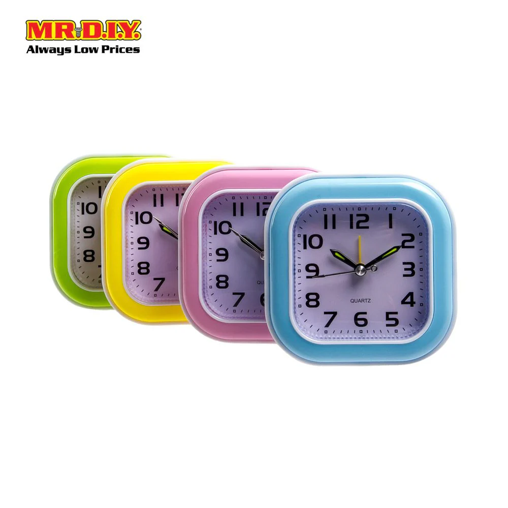 (MR.DIY) Quartz Square Alarm Clock (10x10cm) - Image 5