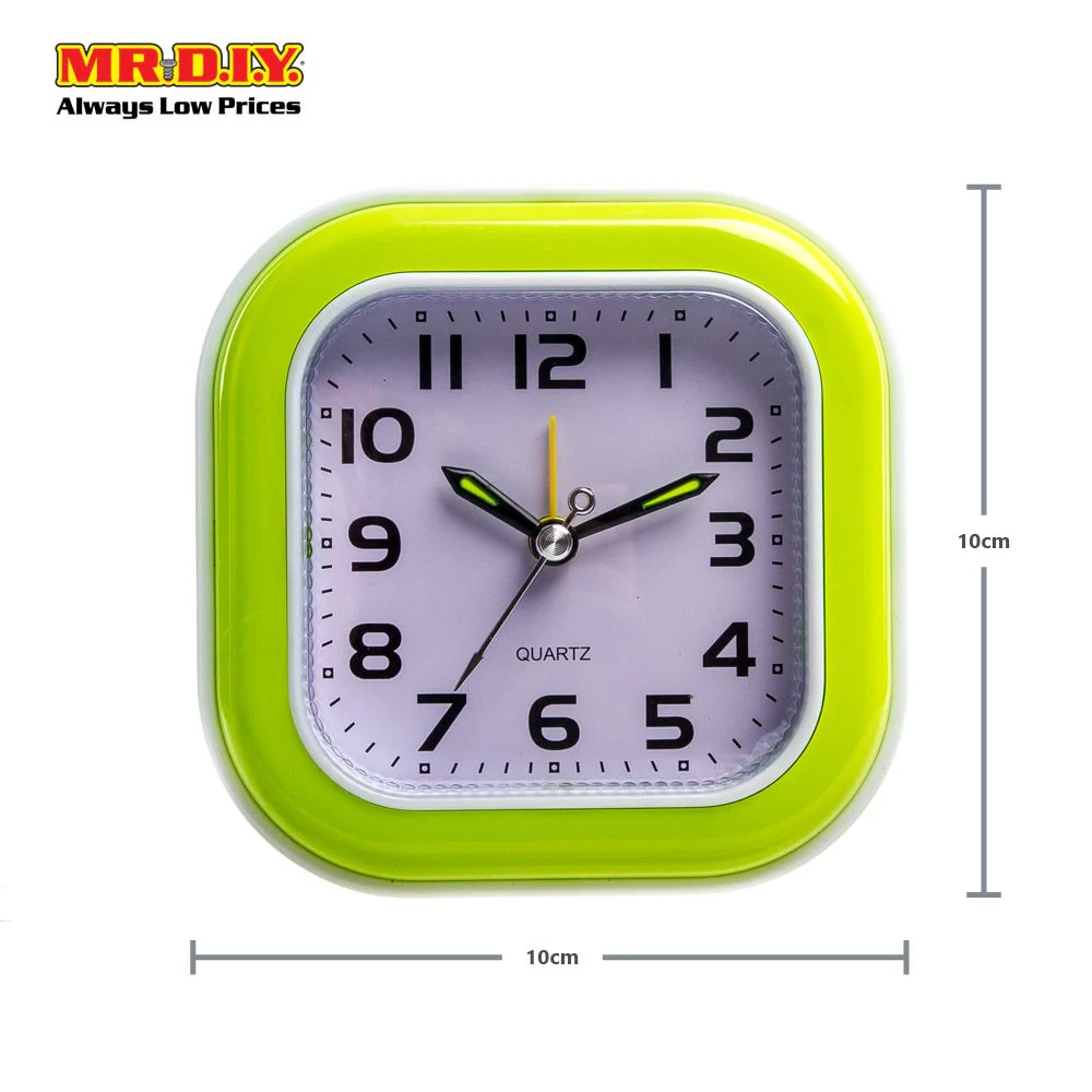 (MR.DIY) Quartz Square Alarm Clock (10x10cm) - Image 6