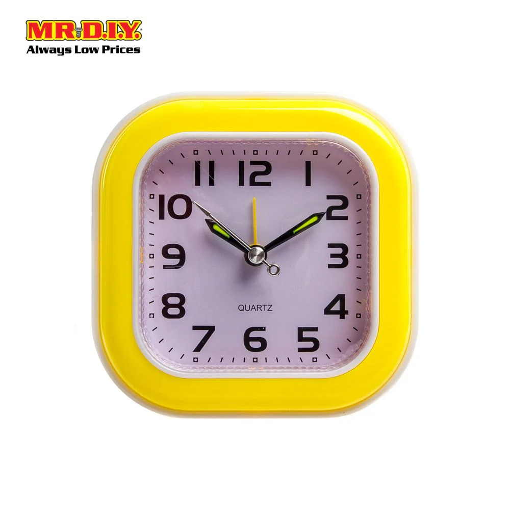 (MR.DIY) Quartz Square Alarm Clock (10x10cm) - Image 7
