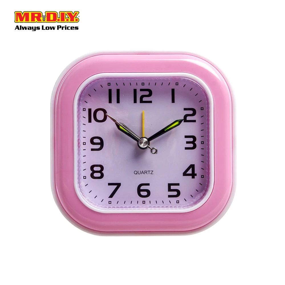(MR.DIY) Quartz Square Alarm Clock (10x10cm) - Image 8