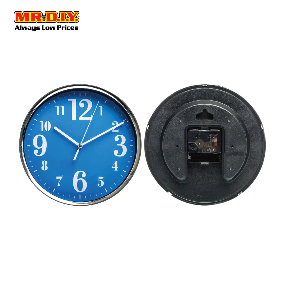 [BEST SELLER] MR.DIY QUARTZ Metal Frame Round Wall Clock (20cm) - Image 2