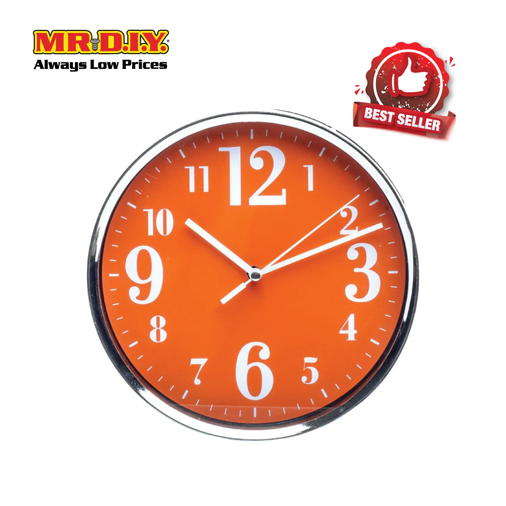 [BEST SELLER] MR.DIY QUARTZ Metal Frame Round Wall Clock (20cm) - Image 5
