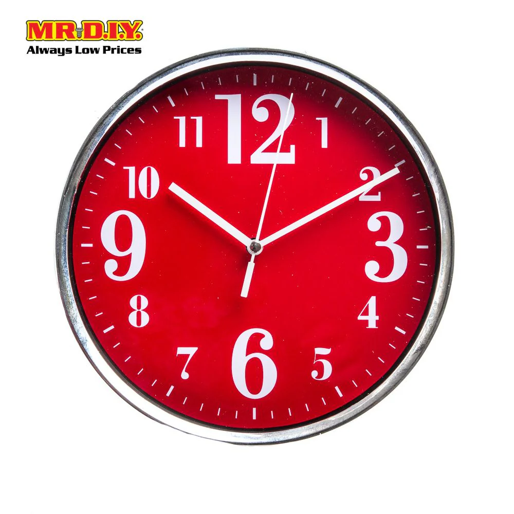 [BEST SELLER] MR.DIY QUARTZ Metal Frame Round Wall Clock (20cm) - Image 7
