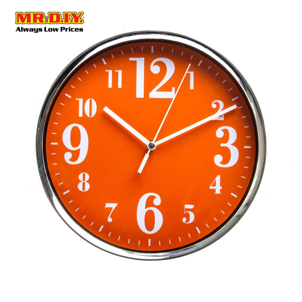 [BEST SELLER] MR.DIY QUARTZ Metal Frame Round Wall Clock (20cm) - Image 8