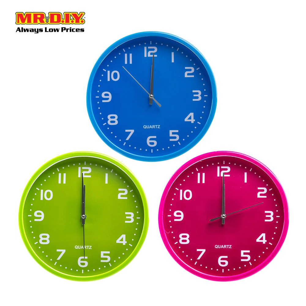 QUARTZ Wall Clock Long Lasting (23cm) - MR.DIY - Image 4