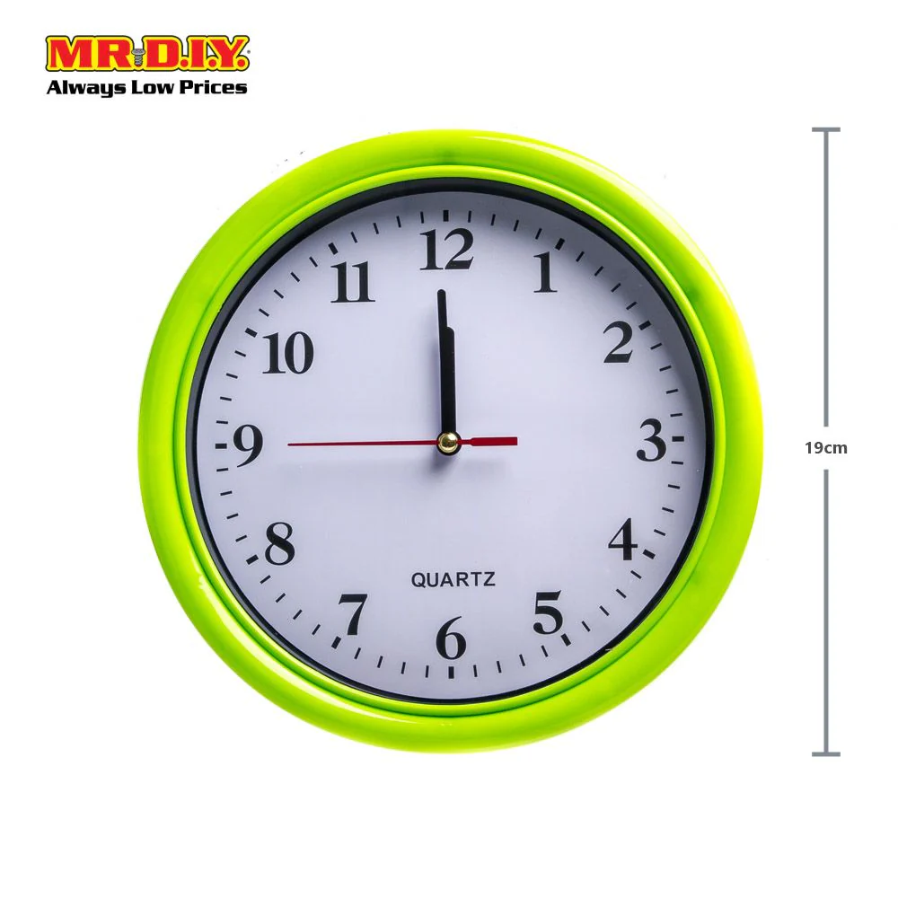 QUARTZ Analog Wall Clock (19cm) - Image 2