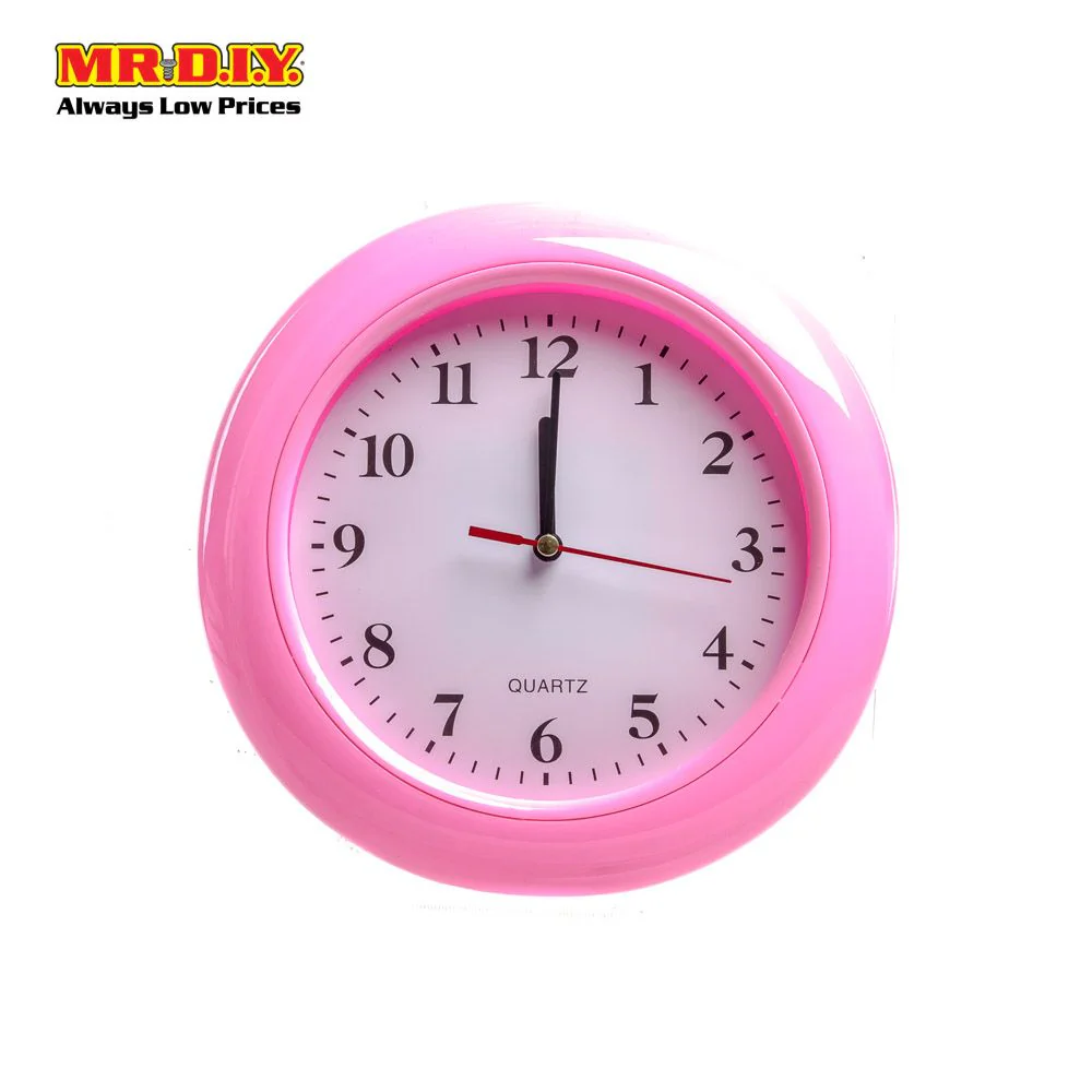 (MR. DIY) QUARTZ Plastic Analog Wall Clock Modern Jam Dinding  (20cm) - Image 5