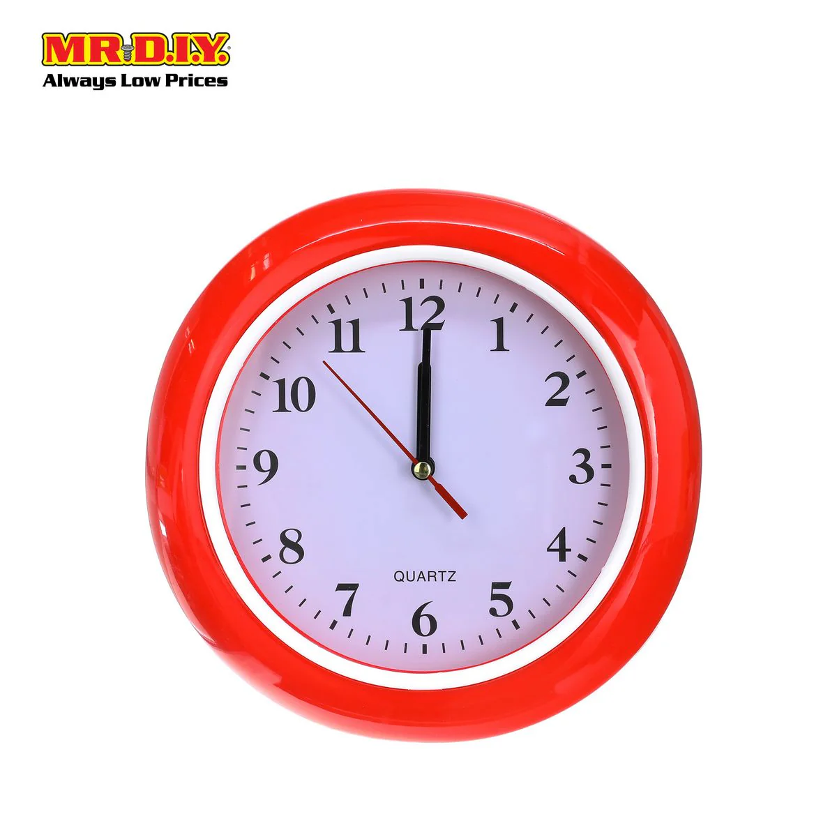 (MR.DIY) Quartz Plastic Analog Wall Clock (19cm) - Image 5
