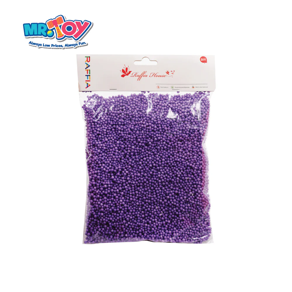 RAFFIA Decorative Beads Small Foam Ball (10g) - Image 4