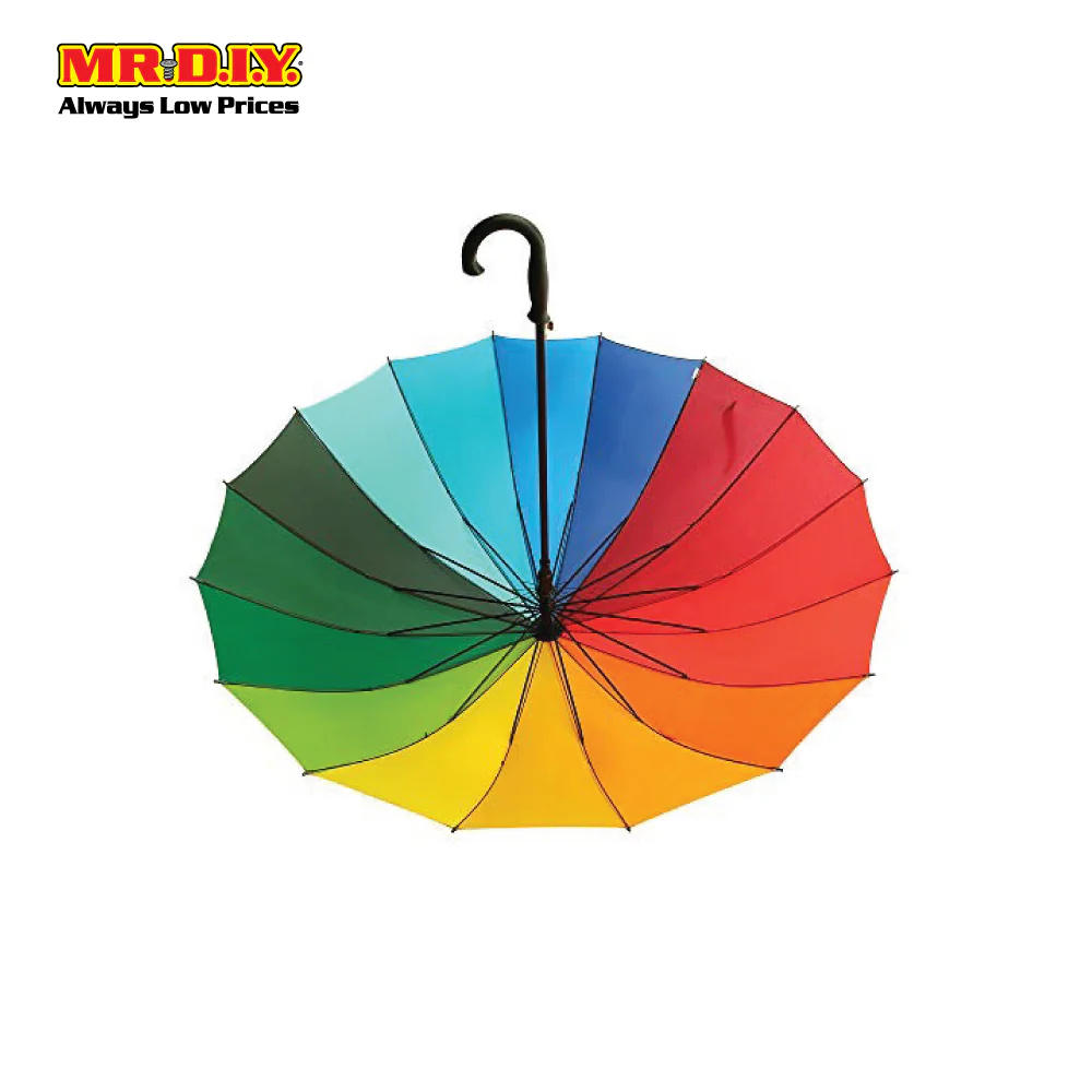 (MR. DIY) Colorful Rainbow Umbrella - Image 3