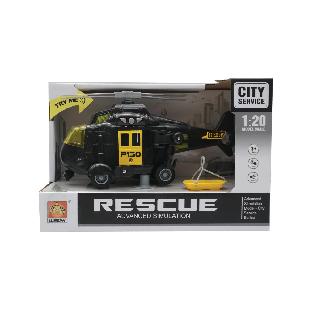 (MR. TOY) Rescue Helicopter Model Scale - Image 3