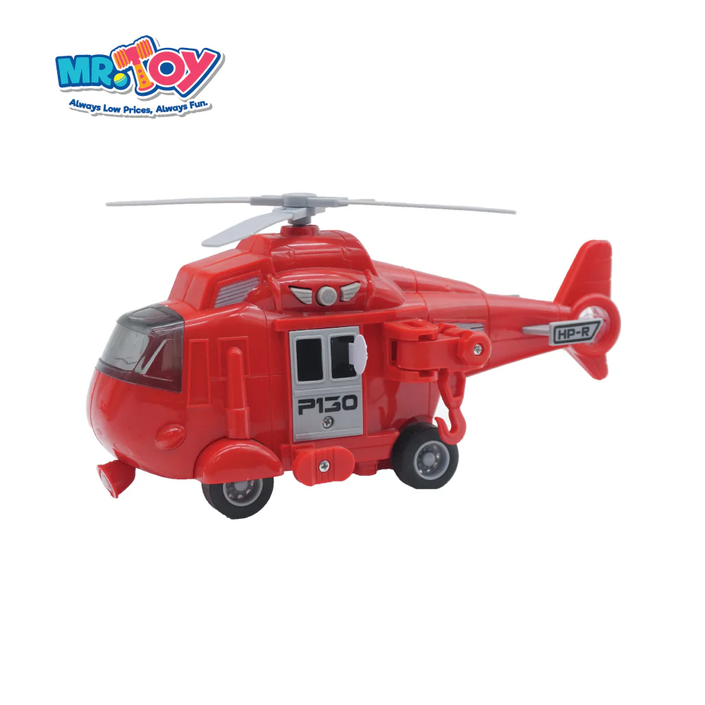 (MR. TOY) Rescue Helicopter Toy with Lightsound - Image 3