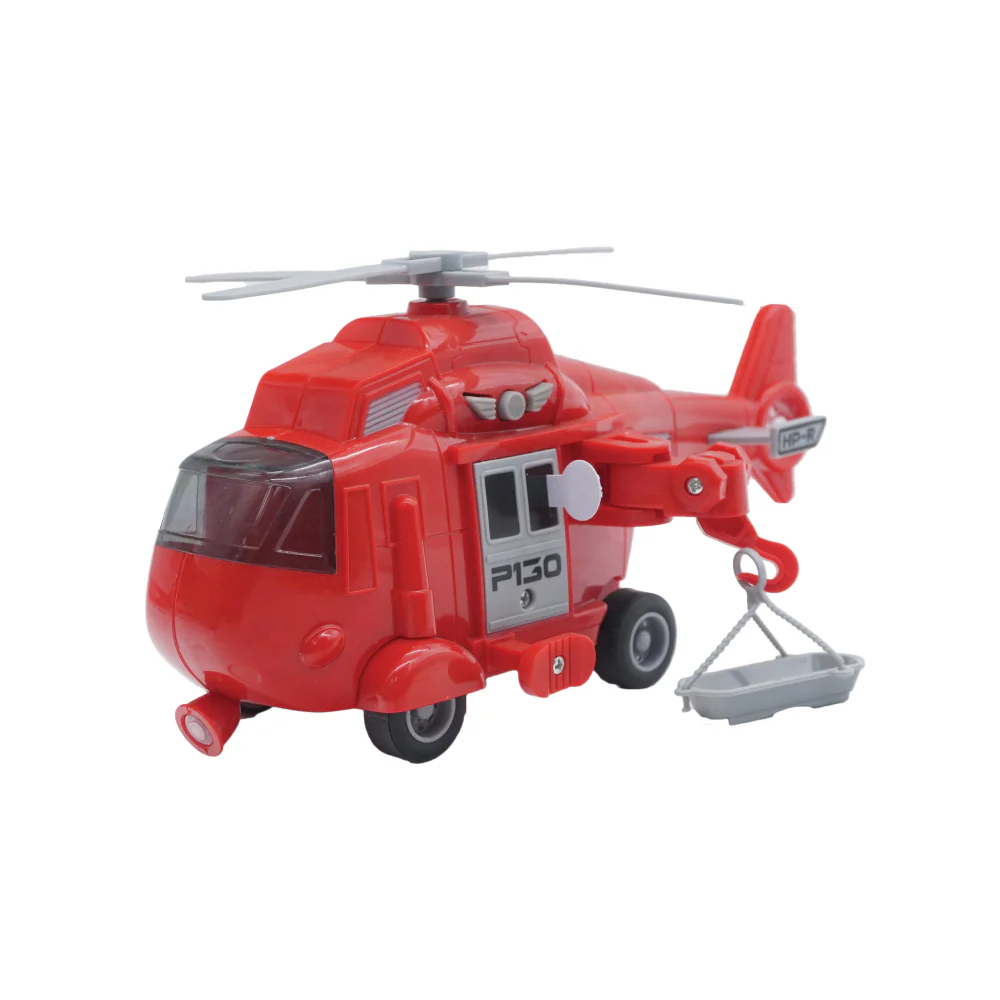 (MR. TOY) Rescue Helicopter Toy with Lightsound - Image 4
