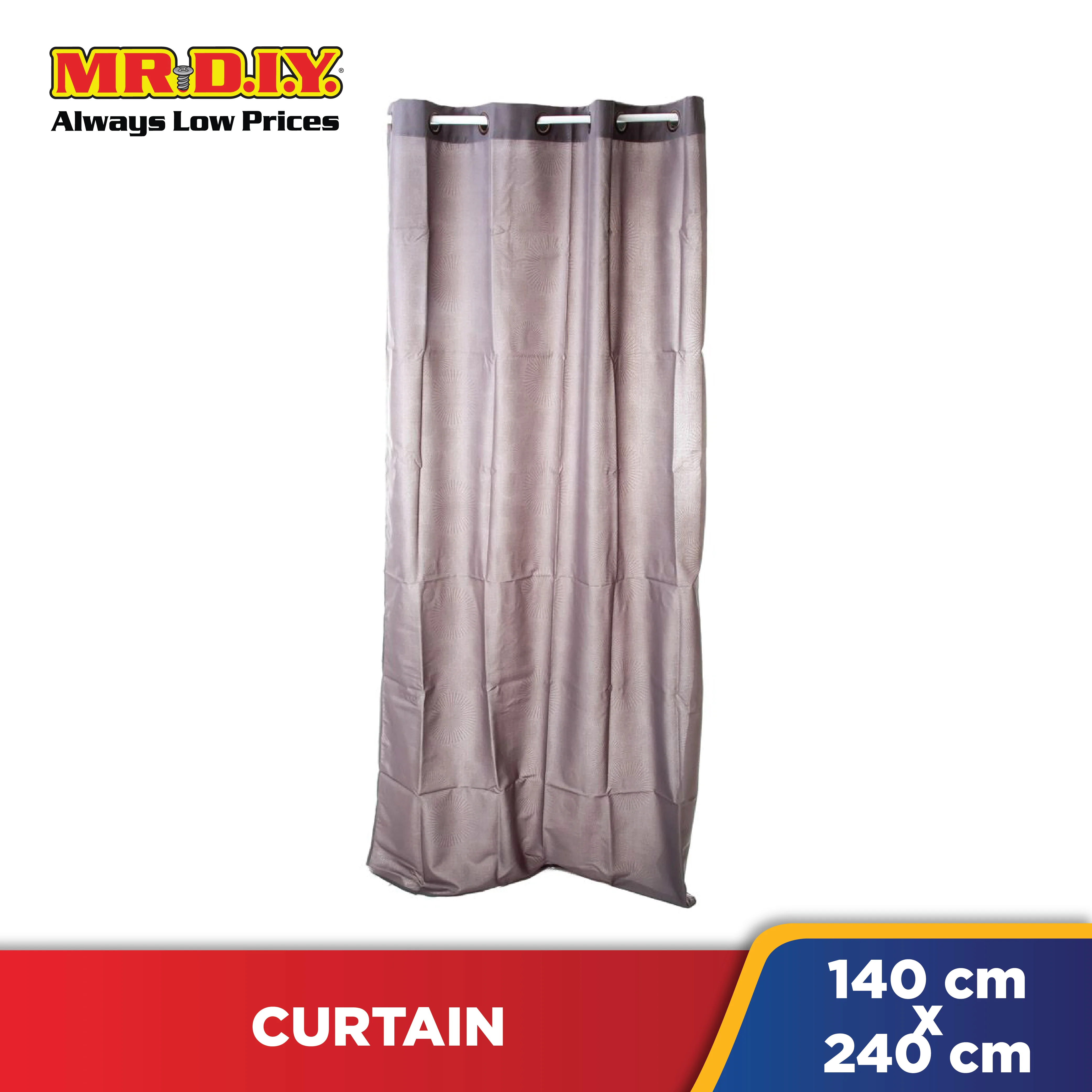 (MR.DIY) Window Curtain with dandelion (140x240cm) - Image 2